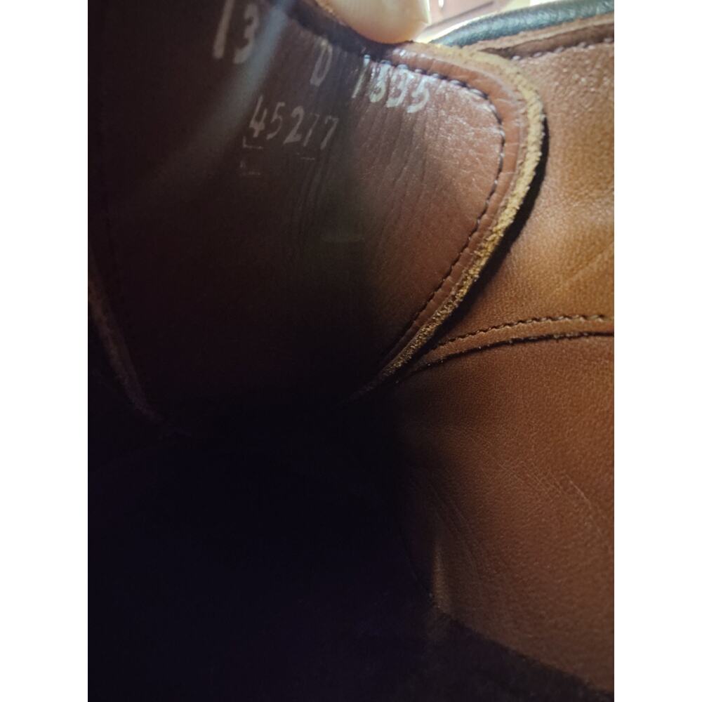 Allen Edmonds Strand 13D Light Brown Patina Burnished Oxford Dress Shoes - Picture 10 of 12